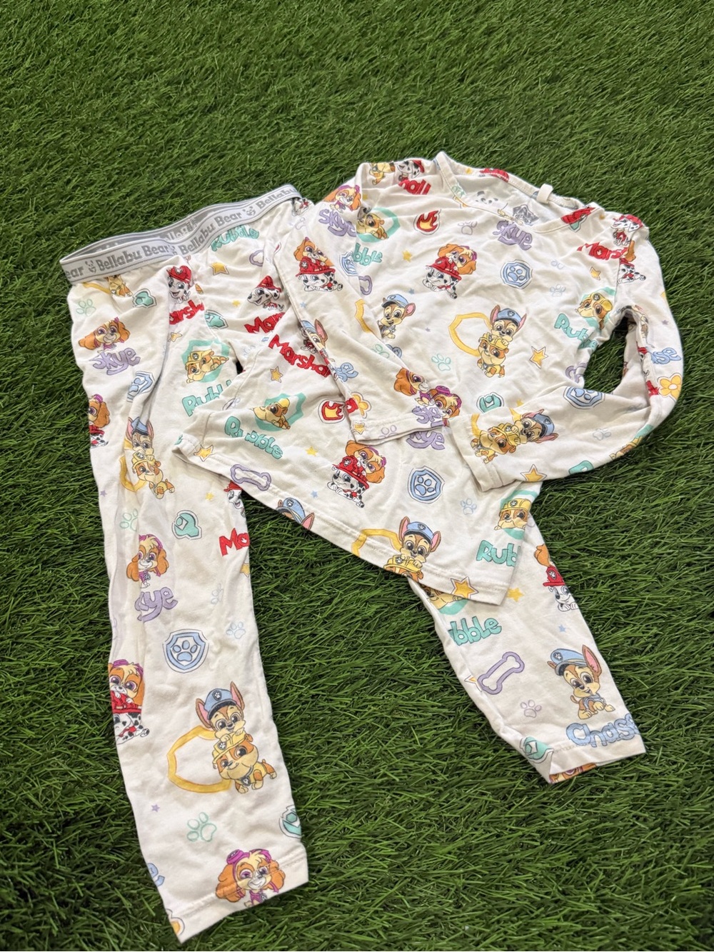 Bellabu Bear and Paw Patrol Pajama Set
